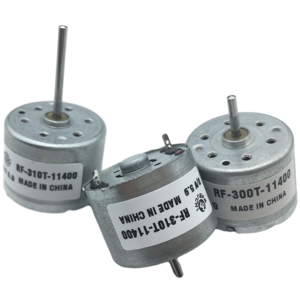 มอเตอร์พัดลมไมโคร DC RF-310T-11400 DC 3V 5.9V 6V 6400 RPM DC เพลายาว 6 ...