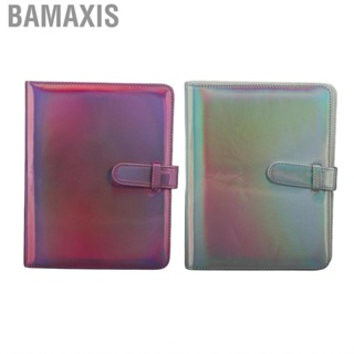 Bamaxis Photo Album  256 Pockets Mini Natural Page Turning PU for Birthday Family Travel