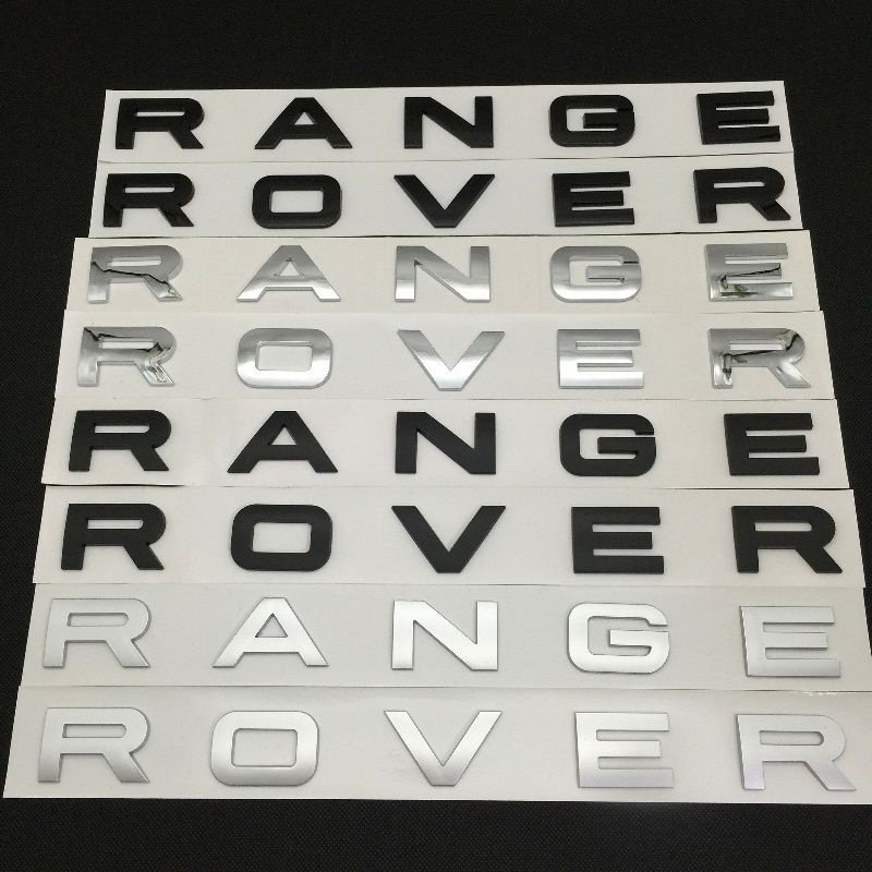 Land Rover ป้ายฝาเครื่อง Land Rover Range Rover RANGE ROVER หัวรถ ป้าย ...