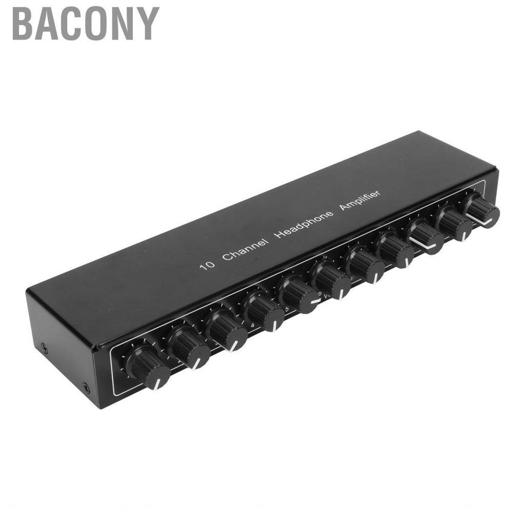 bacony-stereo-headphone-amplifier-1-in-10-out-portable-channel-amplifi-kit