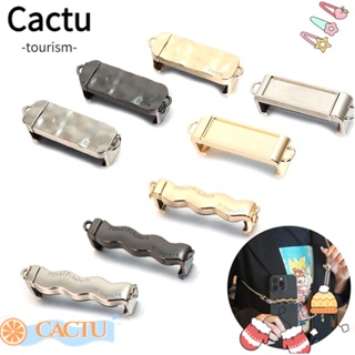 Cactu คลิปโลหะ หลายสไตล์ ปรับได้ ด้านหลังโทรศัพท์มือถือ แบบพกพา สากล DIY กระเป๋าใส่โทรศัพท์