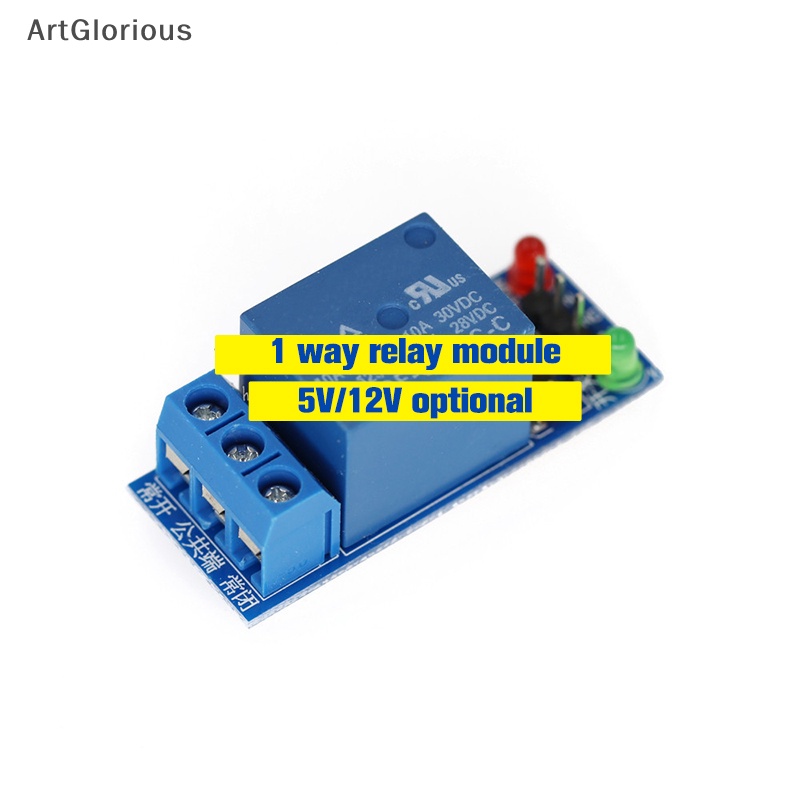 โมดูลรีเลย์-5v-12v-ระดับต่ํา-1-ช่อง-บอร์ดขยายรีเลย์อินเตอร์เฟส-n