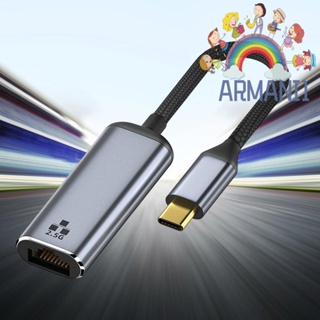 [armani1.th] อะแดปเตอร์แปลงเครือข่ายอีเธอร์เน็ต Type-C เป็น 2.5G ความเร็วสูง USB