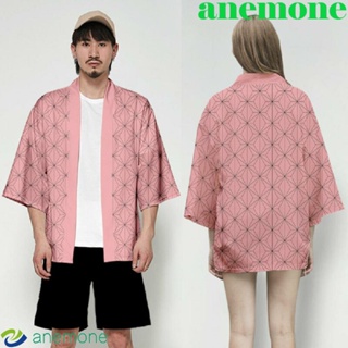 เสื้อแจ็กเก็ตคอสเพลย์ ANEMONE Agatsuma Zenitsu Kamado Tanjiro Kamado Nezuko พลัสไซซ์ สําหรับปาร์ตี้ฮาโลวีน