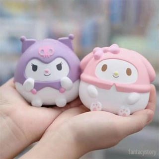 SANRIO ของเล่นบีบสกุชชี่บีบสกุชชี่ รูปลูกพีช ช่วยบรรเทาความเครียด ของขวัญวันเกิด สําหรับเพื่อน