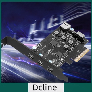 [Dcline.th] การ์ด PCI-E เป็น USB 3.2 20Gbps PCI-E เป็น Type-C สําหรับ Mac OS Linux Windows7 8 10