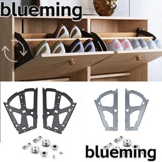 Blueming2 บานพับตู้ลิ้นชัก บานพับตู้รองเท้า แบบหนา บานพับสเตนเลส เคลื่อนย้ายได้ ข้อต่อชั้นวางรองเท้า บ้าน รองเท้าลิ้นชัก