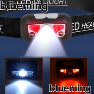 Blueming2 ไฟหน้า LED ขนาดเล็ก แบบพกพา สีขาว สีแดง สําหรับตกปลากลางคืน