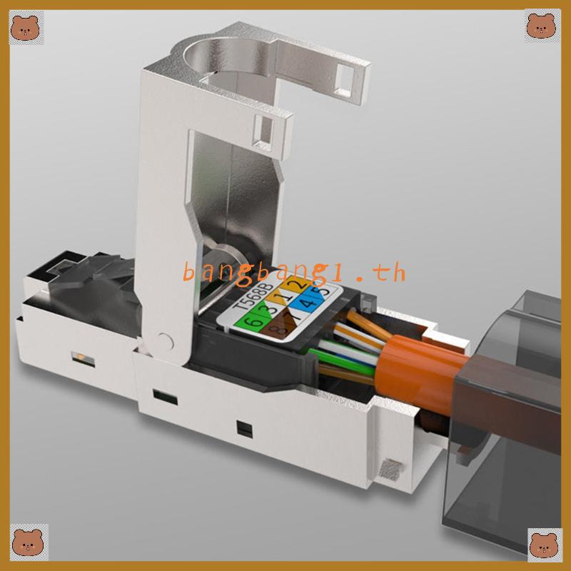 bang-cat7-rj45-ปลั๊กคริสตัล-สําหรับเชื่อมต่ออีเธอร์เน็ต-cat7-30u