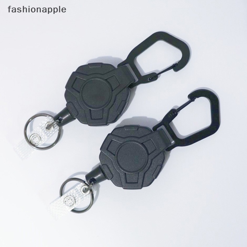 fashionapple-พวงกุญแจโลหะ-ป้องกันการสูญหาย-พับเก็บได้-สําหรับห้อยป้ายชื่อ