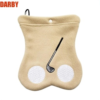 Darby กระเป๋าคาดเอว ผ้ากํามะหยี่ขนนิ่ม สองด้าน น้ําหนักเบา อุปกรณ์เสริม สําหรับเก็บลูกกอล์ฟ 6-8 ลูก