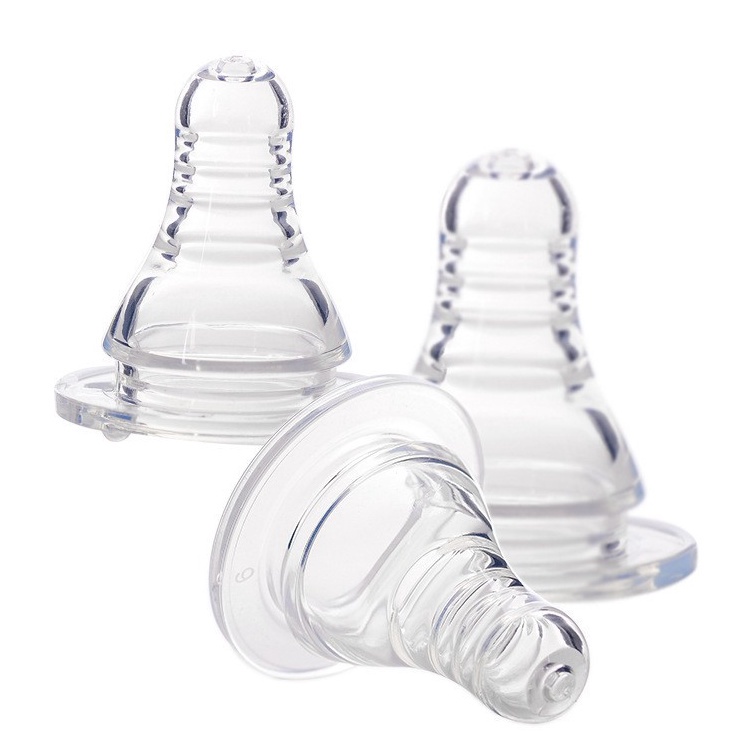 รูปภาพของจุกนมซิลิโคน แบบปากแคบ ปลอดสาร BPA ขนาด 3.7 ซม.ลองเช็คราคา