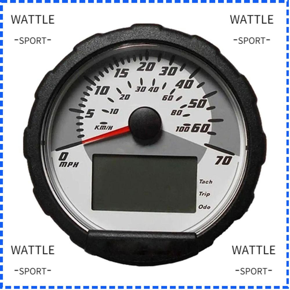 Wattle เครื่องวัดความเร็วหน้าจอ LCD พลาสติก สีดํา สําหรับ Polaris