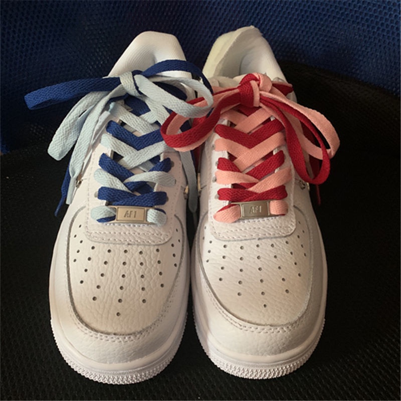 เชือกผูกรองเท้าสองสี เหมาะสำหรับ AF1 Air Force One สีสันสดใส มาแรง สุด ...