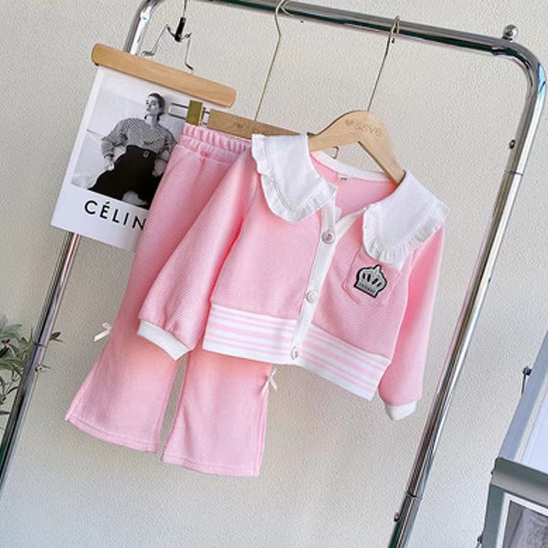 girls-time-suit-foreign-style-spring-suit-2023-online-celebrity-new-childrens-sports-fragrant-style-leisure-two-piece-set