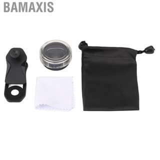 Bamaxis 2 in 1 Phone  Lens  120 Degree Wide Angle Cell Aluminum Alloy 10X Macro Field Of View for Flowers Small Objects