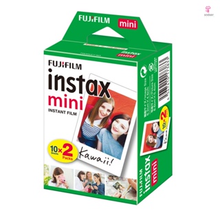 Fujifilm Instax Mini 20 Sheets White Film Photo Paper for Instant Print - Compatible with Fujifilm Instax Mini 7s/8/25/70/90/9/11 - Snapshot Album