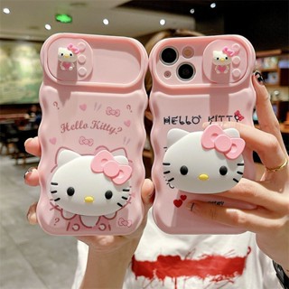 เฮลโลคิตตี้ ขาตั้งตุ๊กตาสามมิติ เคสโทรศัพท์การ์ตูนน่ารัก compatible for เคสไอโฟน11 เคสไอโฟน 13 เคสไอโฟน 12 เคสไอโฟน 14 promax เคสไอโฟน XR เคสไอโฟน13promax เคสไอโฟน 14