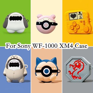 【Case Home】เคสหูฟัง แบบนิ่ม กันกระแทก ลายการ์ตูน สําหรับ Sony WF-1000 XM4 WF-1000 XM4