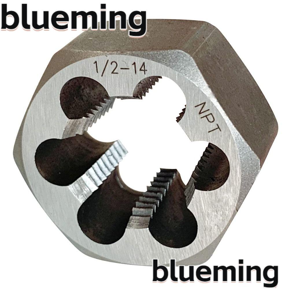 blueming2-แม่พิมพ์เหล็กคาร์บอน-หกเหลี่ยม-สีเงิน-1-2-14npt