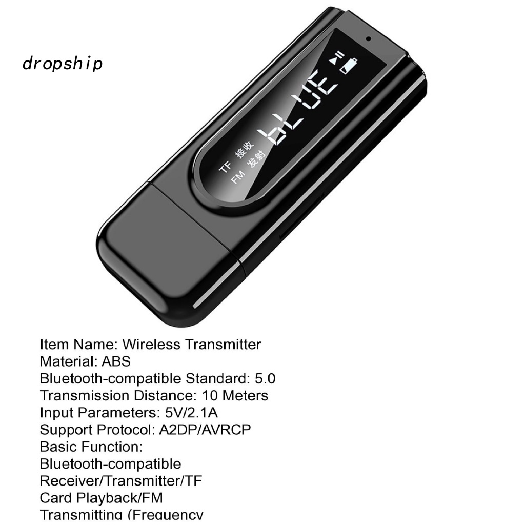 dro-เครื่องส่งสัญญาณไร้สาย-3-in-1-ไมโครโฟนในตัว-บลูทูธ-50-คลิก-รับส่งสัญญาณข้อมูล-รับส่งสัญญาณ-สําหรับรถยนต์