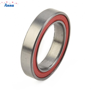 【Anna】Ceramic Bearing Bracket Bearing 25x37x7mm 6805 RS Silver+Red Brand New