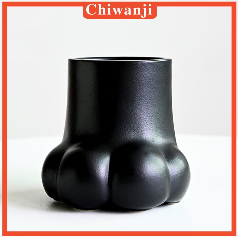 chiwanji-แจกันดอกไม้เซรามิค-รูปกรงเล็บแมวน่ารัก-สไตล์โมเดิร์น-สําหรับทางเข้า