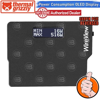 [CoolBlasterThai] Thermal Grizzly WireView (WV3x8R) 3x8Pin PCIe Reversed GPU Power Consumption OLED Display