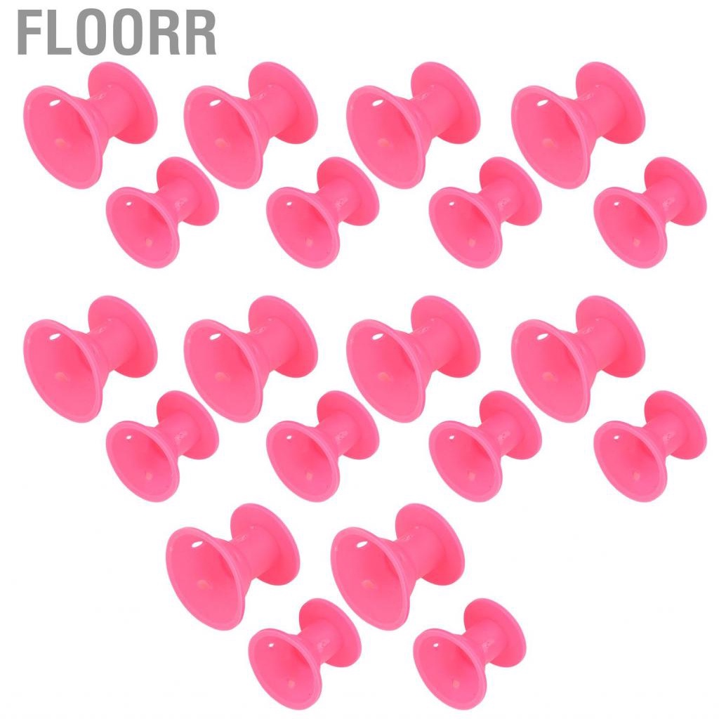 Floorr 20Pcs Hair Rollers Silicone Curly Former Mushroom Shaped Curlers ...