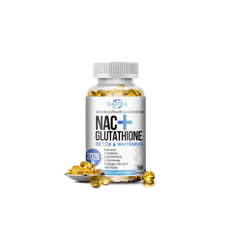 nac+ glutathione 2028 mg Nac + Glutathione Supplement 2028 Mg อาหารเสริมภูมิคุ้มกัน -  สารต้านอนุมูลอิสระ และดีท็อกซ์ผิว รองรับผิวที่สวยงามและกระจ่างใส