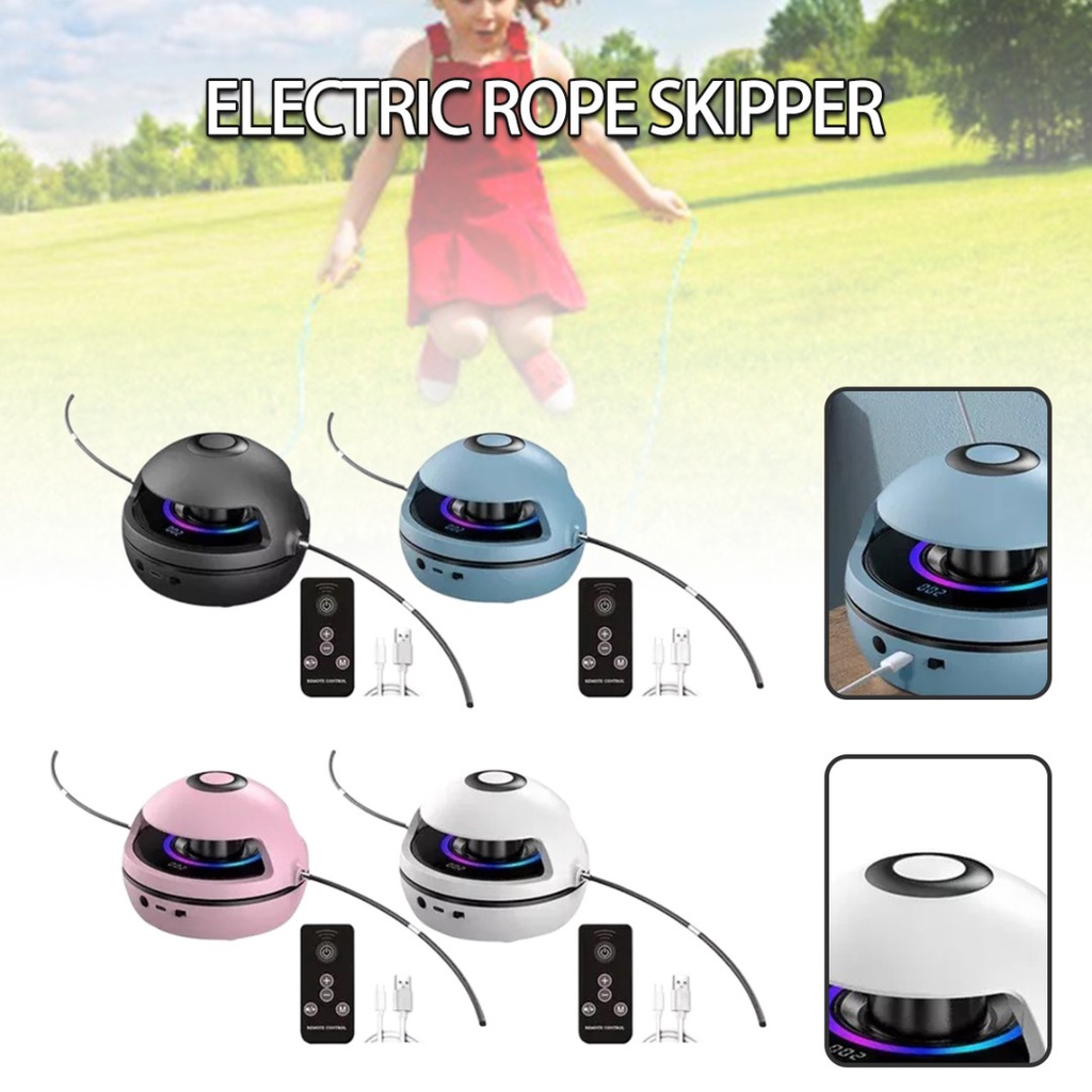 Smart Jump Rope Machine Electric Skipping Wireless Remote Control 10
