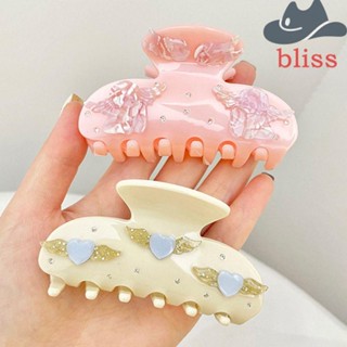 Bliss กิ๊บติดผม รูปกรงเล็บฉลาม ประดับเพชรเทียม สร้างสรรค์ แฟชั่นสําหรับผู้หญิง