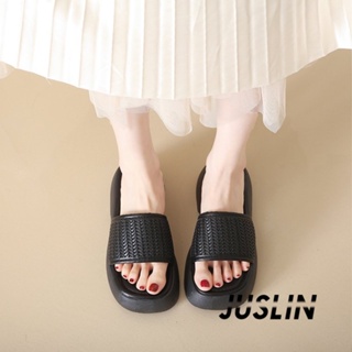 JUSLIN   รองเท้าแตะผู้หญิง ส้นแบน ใส่สบาย สไตล์เกาหลี รองเท้าแฟชั่น 2023 ใหม่  ทันสมัย Beautiful ins สบาย B98G1PA 37Z230910
