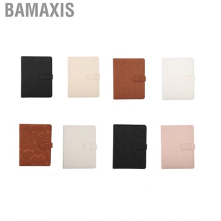 Bamaxis Photo Album  Pockets Wide Compatibility PU Leather for Credit Cards