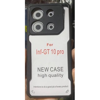 Infinix GT 10 Pro Tecno Camon 20 Pro 5G Camon20 Camon20Pro Transparent Acrylic Soft TPU Edges Hybrid Case Shockproof Bumper Phone Casing Corner Airbag Anti Drop Camera Protective