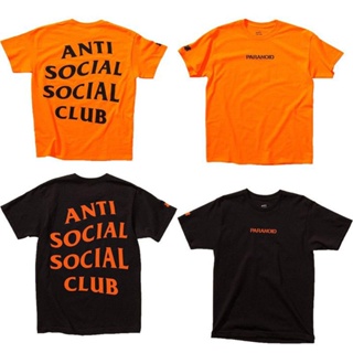เสื้อยืดแขนสั้น พิมพ์ลาย Anti Social Social Club ASSC แฟชั่นคู่รัก สไตล์ยุโรป และอเมริกา