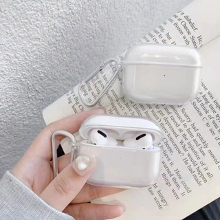 เคสหูฟังคริสตัลสำหรับ AirPods 1/2/Pro ซิลิโคนใสฝาครอบป้องกัน TPUนุ่มนิ่ม กันกระแทก