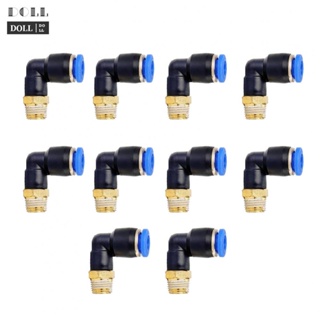 ⭐NEW ⭐Reliable and Leak proof L Shape Pneumatic Connector 10PCS 6MM Tube Size