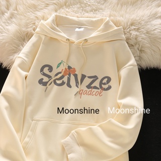 Moon เสื้อกันหนาว เสื้อฮู้ด fashionable comfortable Fashion ง่ายๆ WWY23909SB37Z230912