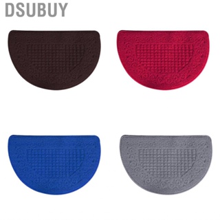 Dsubuy Half Circle Doormat Semicircle Floor Mat Dust Trap Polyester Fiber Strong Absorption  Slip for Outdoor Indoor