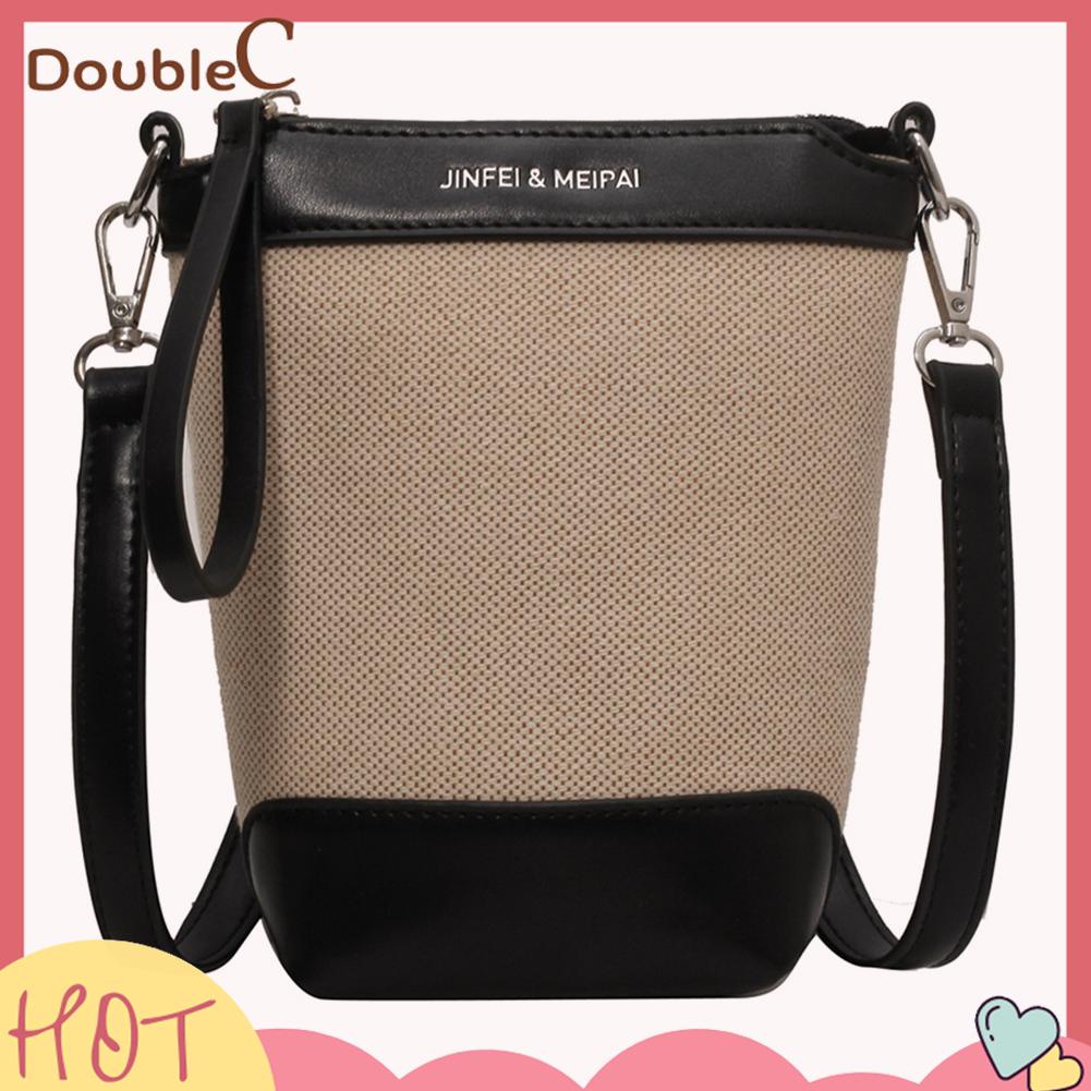 double-c-กระเป๋าสะพายไหล่-ลําลอง-แต่งซิป-เหมาะกับใส่กลางแจ้ง-สําหรับสตรี