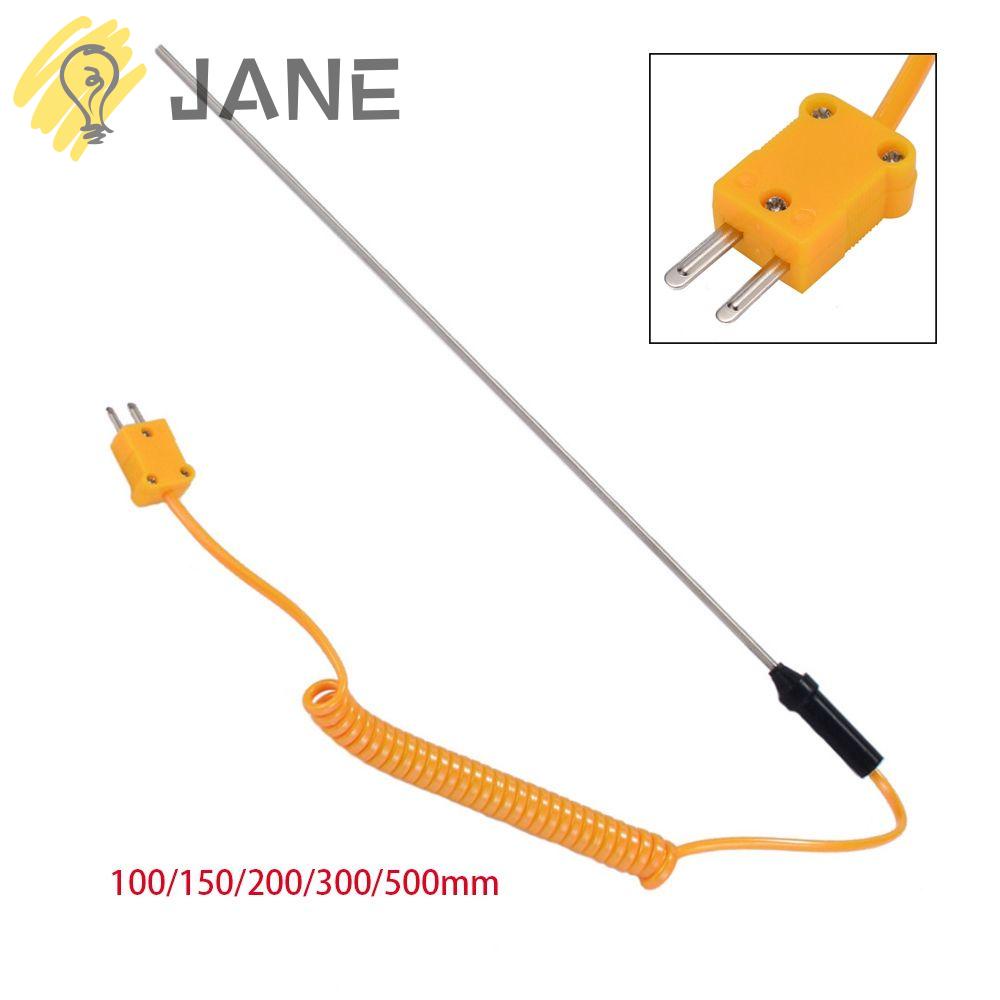 Jane KType เทอร์โมคัปเปิล เครื่องวัดอุณหภูมิ ทนทาน พร้อมสายเคเบิล