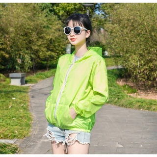 โปรโมชั่น Flash Sale : เสื้อกันแดด กันแสงuv กันแดดuv แห้งเร็ว ระบายความร้อนได้ดี ผ้าร่ม100% หลากสี มีฮู้ด มีกระเป๋าหน้า