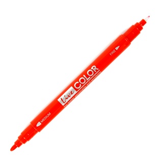MONAMI ปากกาสีน้ำ รุ่น  Live Color 18388 สีแดง