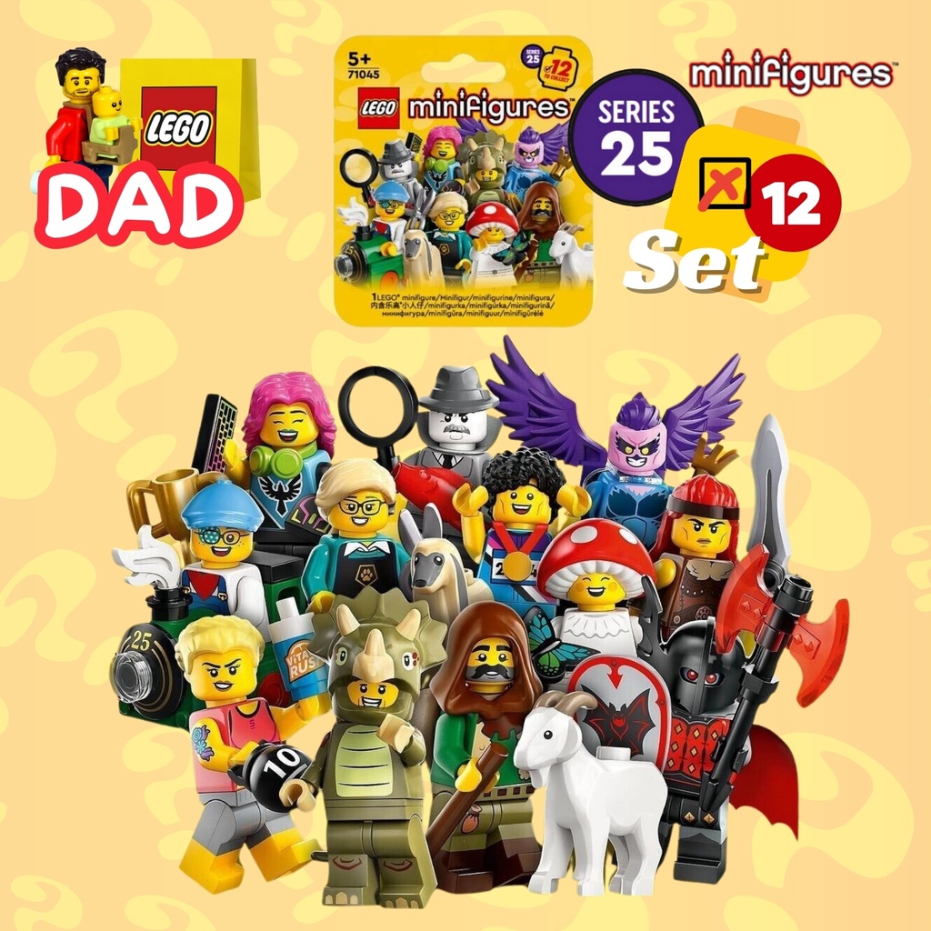 [Complete Set of 12] Lego 71045 LEGO® Minifigures Series 25 (Complete ...