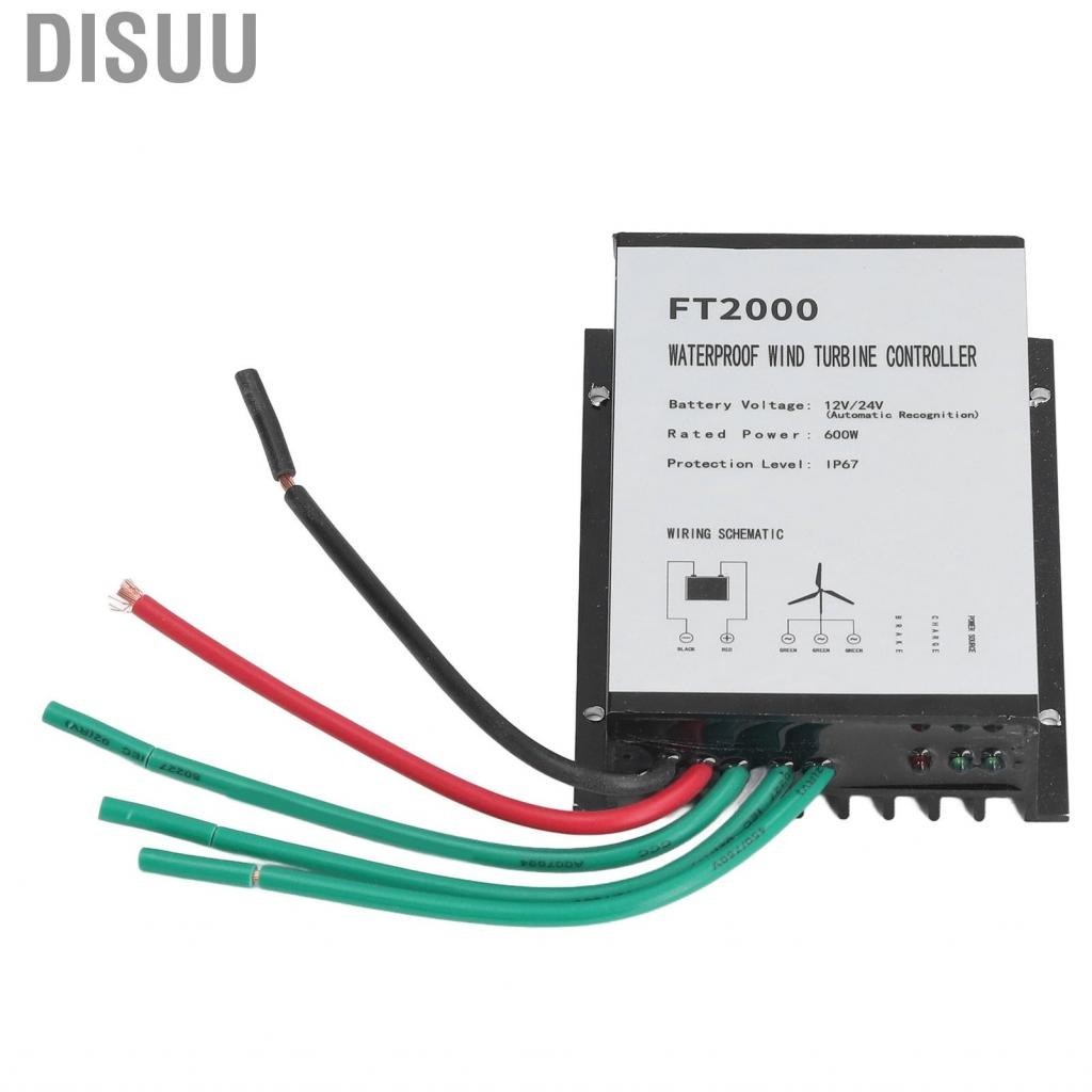 Wind Turbine Controller 600W | 12V/24V Wasserdicht | LED Anzeige IP67