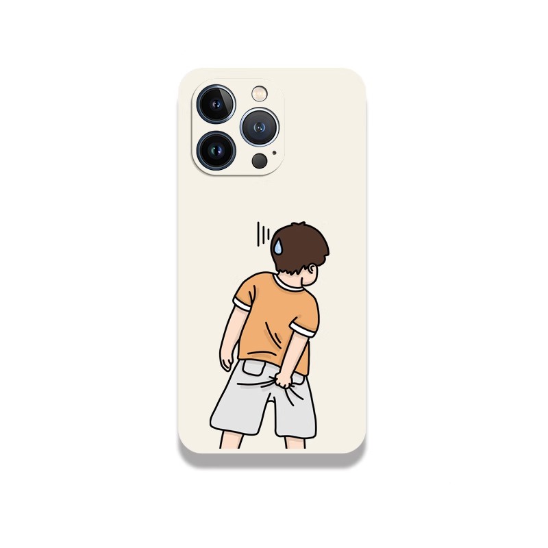 เคสโทรศัพท์มือถือคู่รัก-กันเหงื่อ-สําหรับ-iphone14promax-13pro-11pro-12mini-8plus7-6s-xr-xsmax