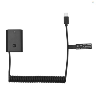{Fsth} Andoer NP-FZ100 Dummy Battery USB-C Coupler Adapter with USB Type-C Spring Power Cable Replacement for  Alpha A6600 A7C A7III A7SIII A7RIII A7RIV A9 A9II A9R A9S Cameras