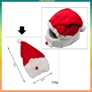 [Chiwanji1] หมวกซานต้า แบบเต็มหน้า เหมาะกับของขวัญคริสต์มาส สําหรับผู้หญิง และผู้ชาย