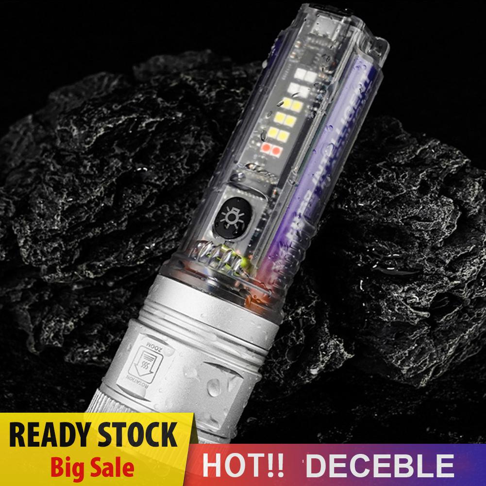 deceble-th-ไฟฉาย-led-1800mah-type-c-พลังงานแสงอาทิตย์-200lm-ipx65-กันน้ํา